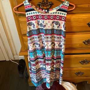 Short maxi dress